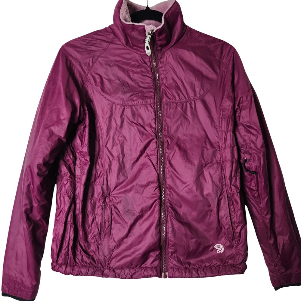 Mountain Hardwear Womens Full Zip Fleece Lined Jacket Berry Purple